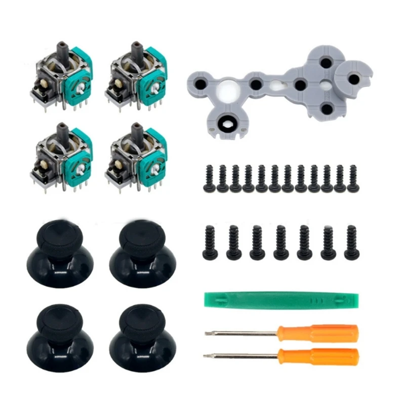 

594A Controller Part 3D Analog Joystick Sensor Module Cap Screws Screwdriver