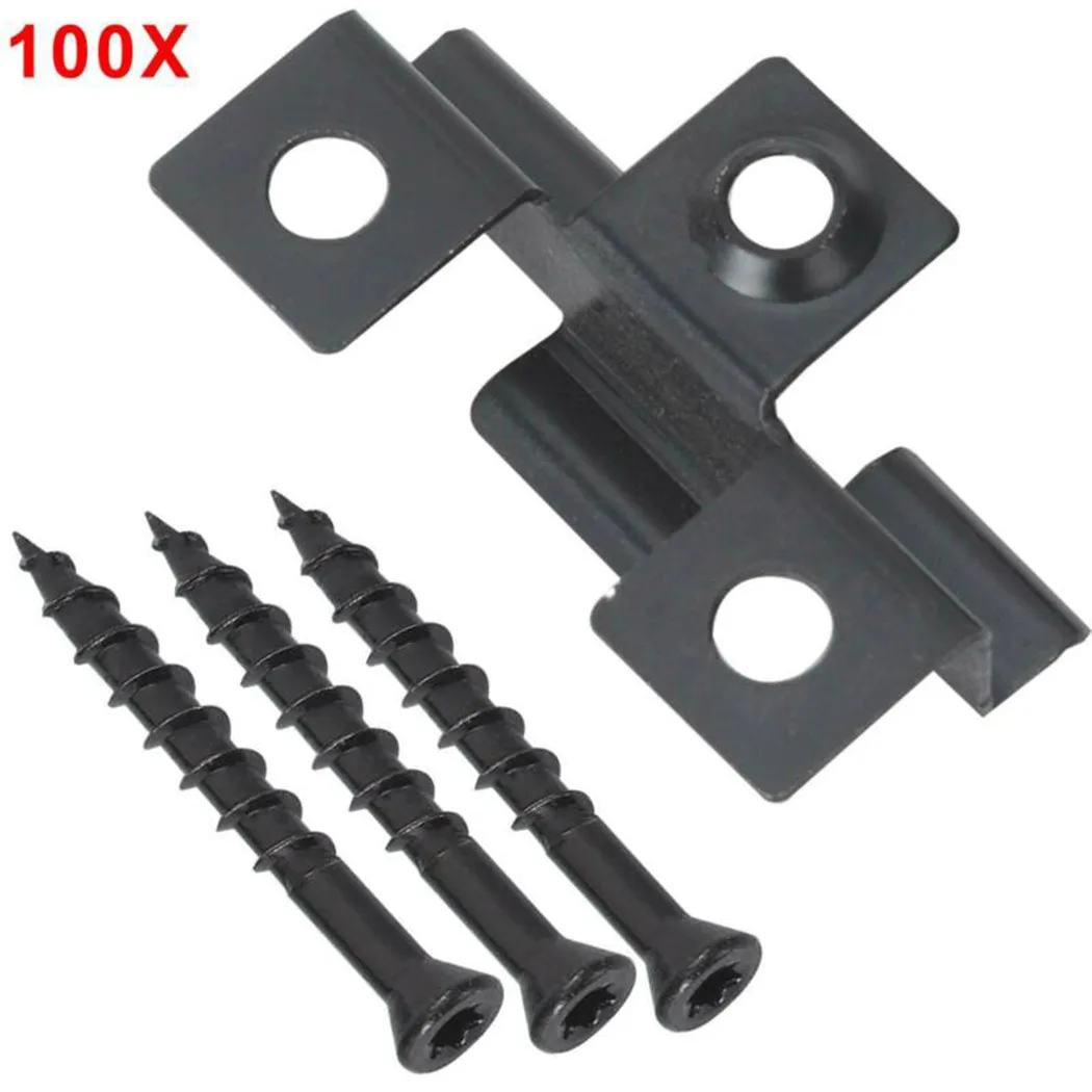 

100pcs Fasteners Anticorrosive Fixing Stainless Steel Fasteners Metal Clips Composite Fasteners Home Renovation Tools