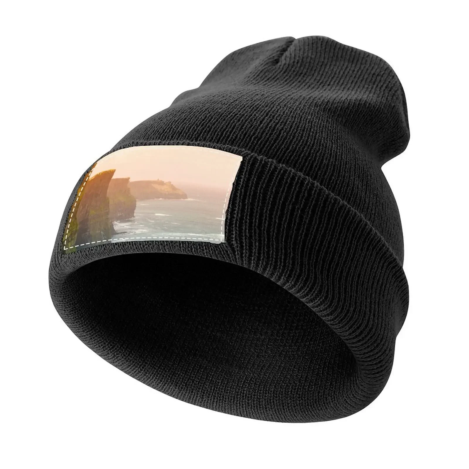 Cliffs of Moher co Clare Ireland Вязаная шапка Wild Ball Hat Роскошная в стиле аниме Женская и мужская