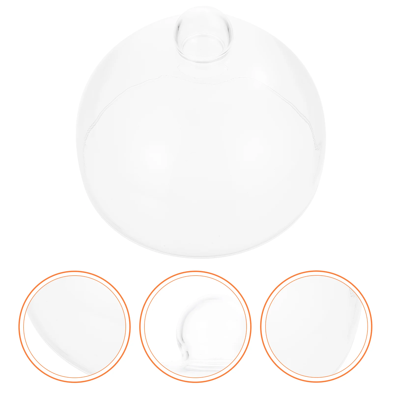 

Cake Glass Lid Insect Preservation Food Cover Round Pan Mosquito-proof Meal Serving Platter Protective Display Tool Dust
