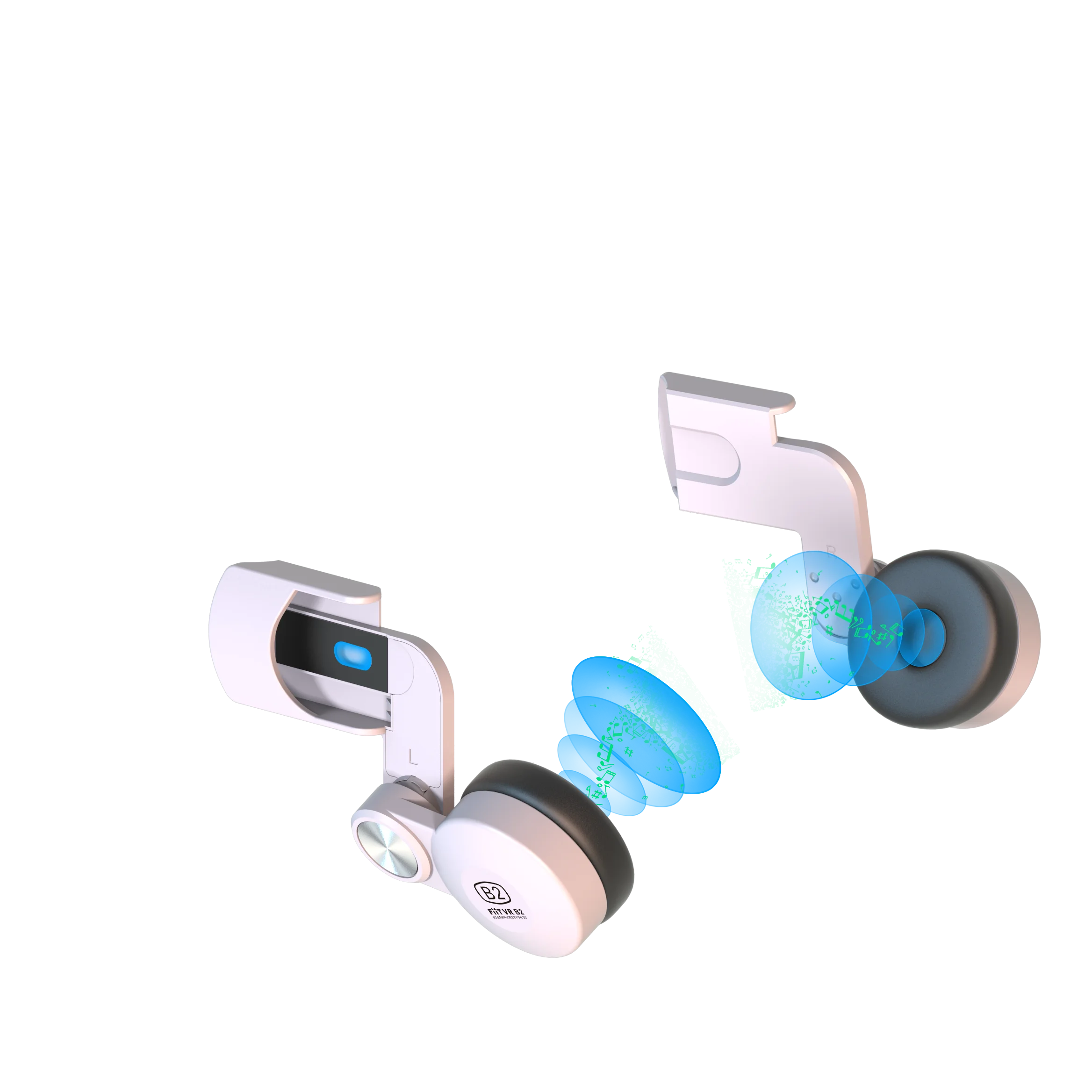 Ear Muffs For Oculus Quest 2 VR Headset Noise Reduction Enhanced Sound Earmuffs For QUEST2 Elite Head Strap Headphone Accessory