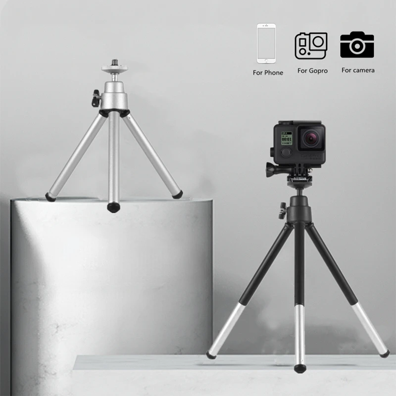 

Mini Tripod for iPhone Mobile Phone Smartphone Tripod for Gopro 9 8 7 Camera