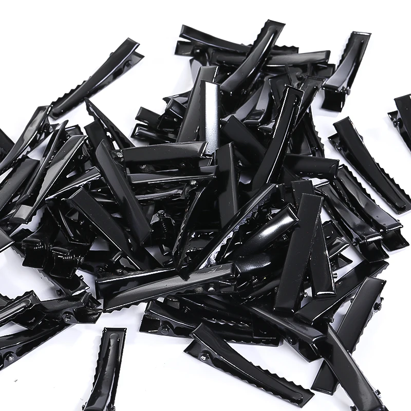 черные заколки для волос с утконосом