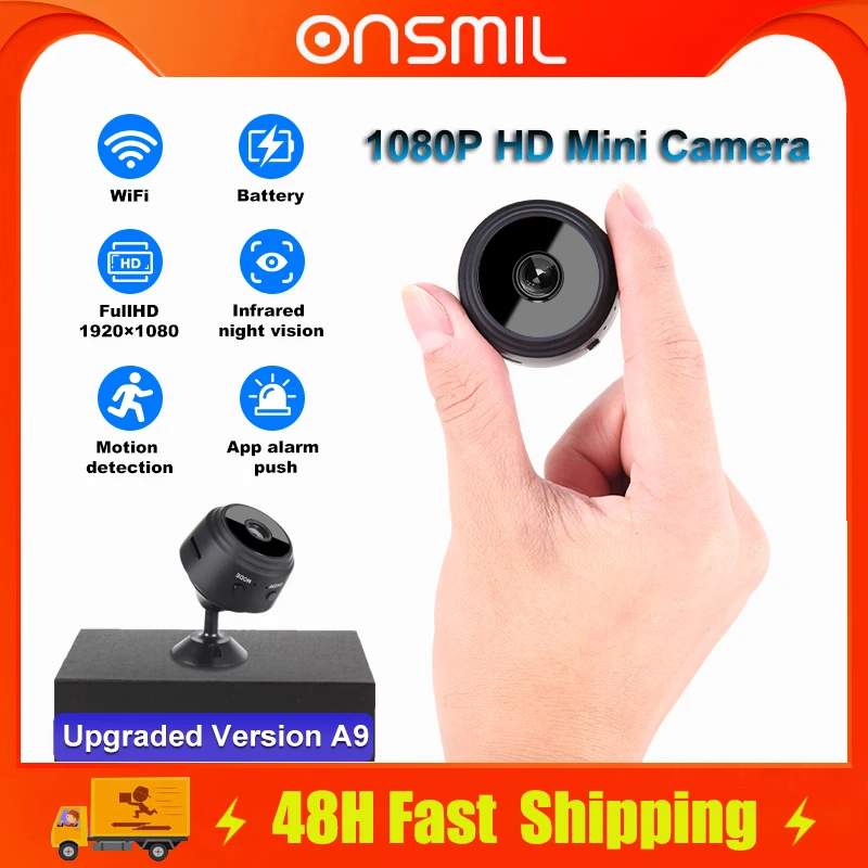 

Мини-камера беспроводная с поддержкой Wi-Fi, 1080P, Full Hd