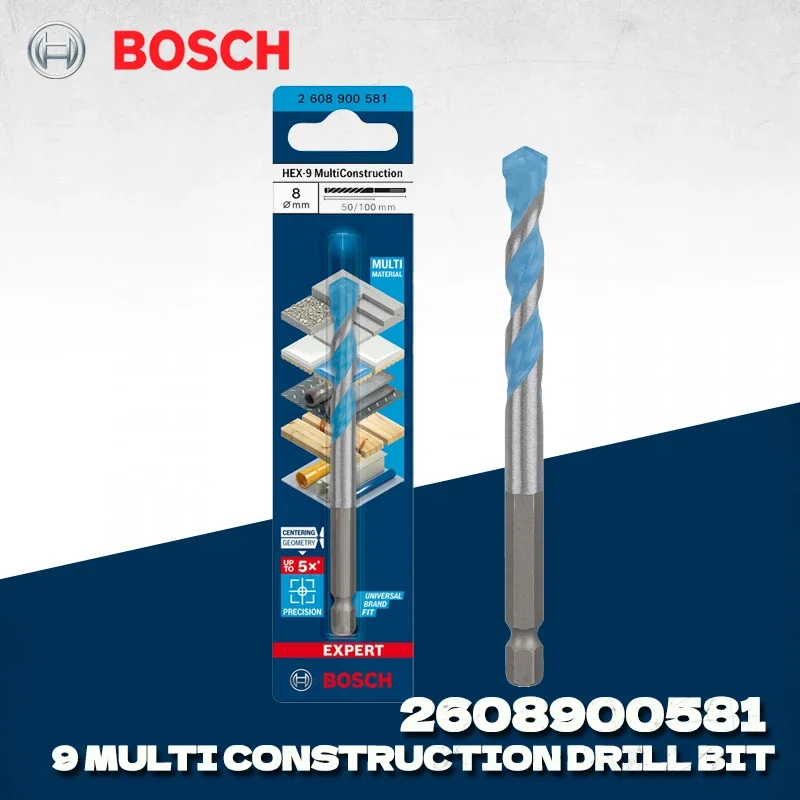 

BOSCH EXPERT HEX-9 Многостроительное сверло 8 мм