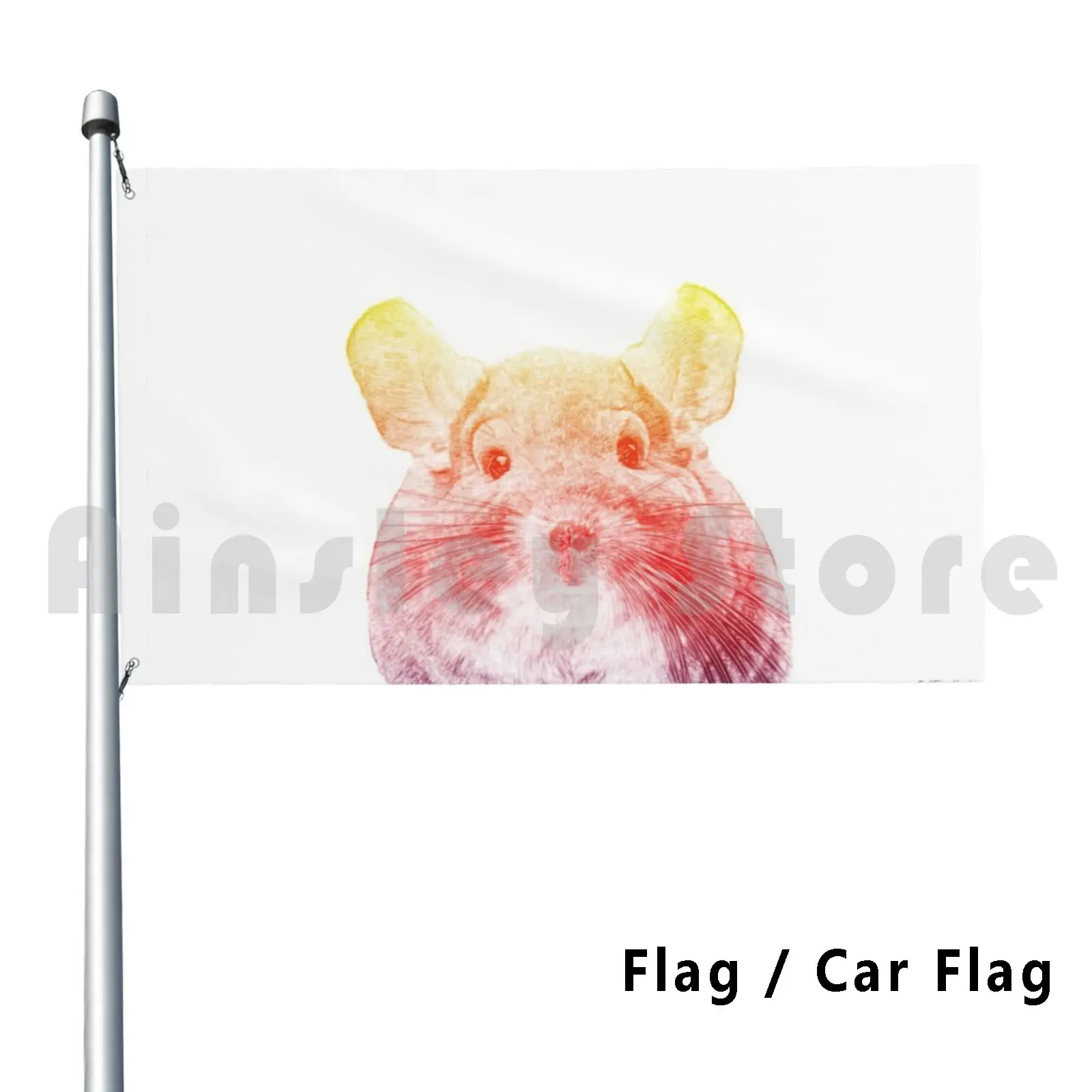 

Chinchilla Outdoor Decor Flag Car Flag 1337 Chinchilla Mouse Animal Rodent Sweet Autumn Forest Animal Domestic