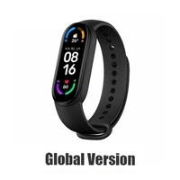 for 6 sport wristband heart rate fitness tracker bluetooth 1 56 amoled screen smart band 5 color bracelet