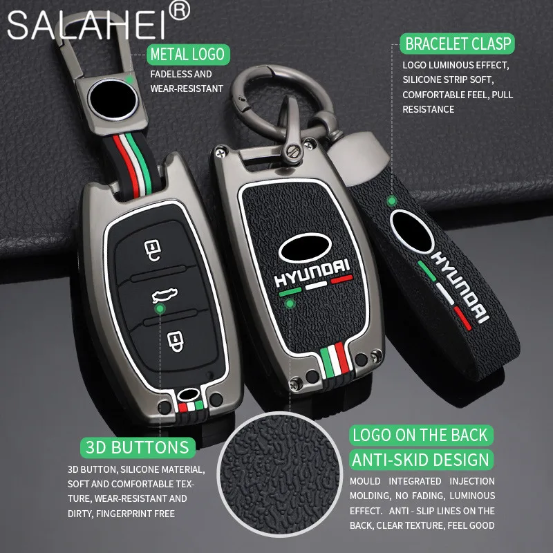 

Car Smart Key Cover Case Shell For Hyundai Tucson Sonata Fe Creta IX25 IX35 Ix45 I20 I30 I40 Verna Solaris Mistra Elantra Accent