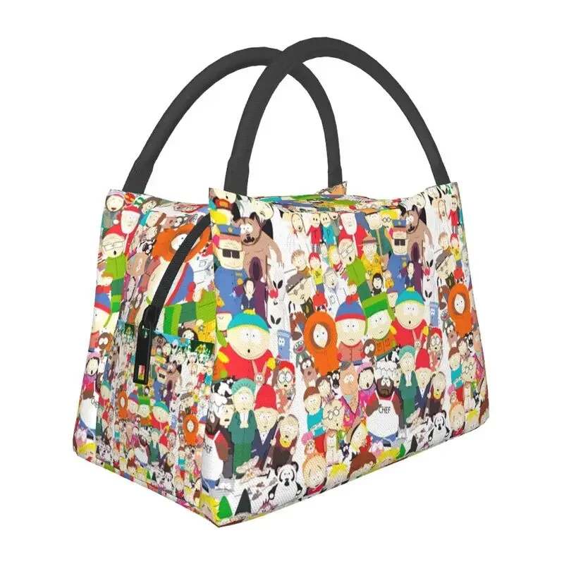 Портативная Сумка Для Обеда Женщин Изолированная Термосумка Пикника С Рисунком