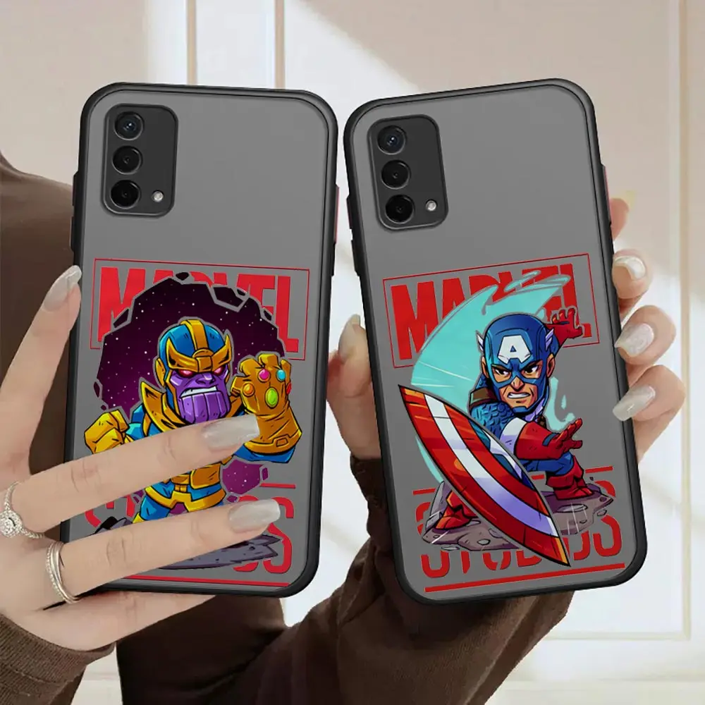 

Marvel Cute Iron Man Spider Man Cartoon Case For OPPO A94 A93 A92 A92S A91 A83 A74 A73 A72 A71 A59 A57 A55 A54 A53 A39 A37 Cover