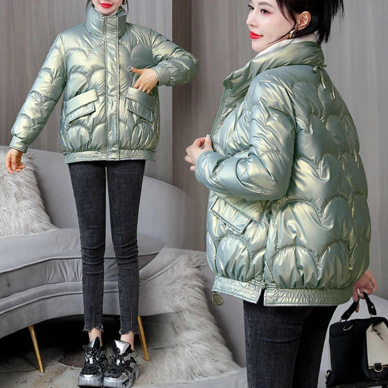 

Women's Winter Coats 2022 Parkas Korean Loose Coats for Women Clothes Short Warm Female Cotton-padded Jacket Casaco Feminino Lq