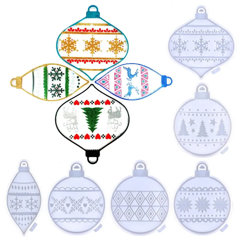 

Silicone Mold Reusable Easy to Clean Not Sticky Heat-resistant Durable Decoration Flexible Pendant Crafting Epoxy Molds for Craf
