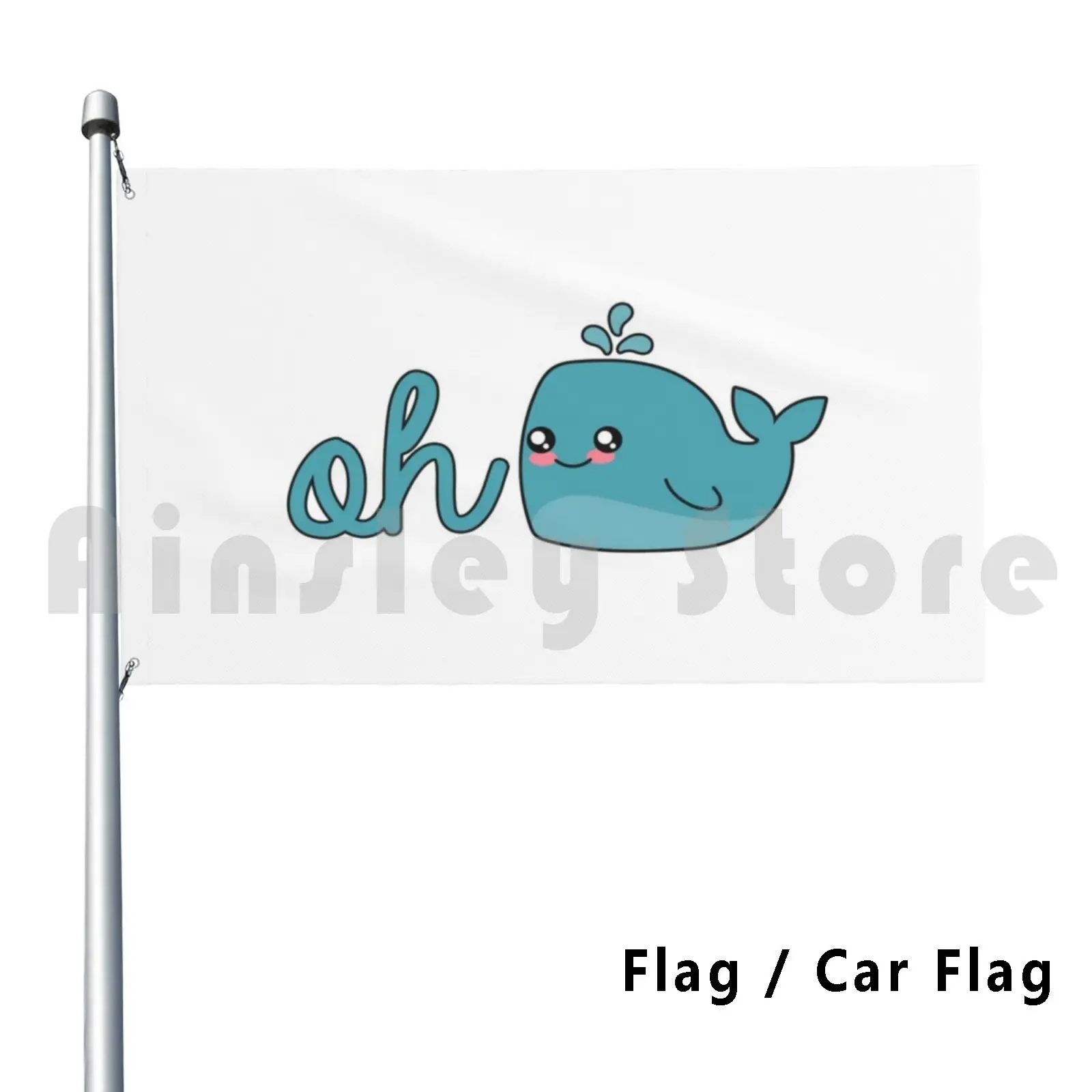 

Забавный дизайнерский морской Голубой Кит о-о