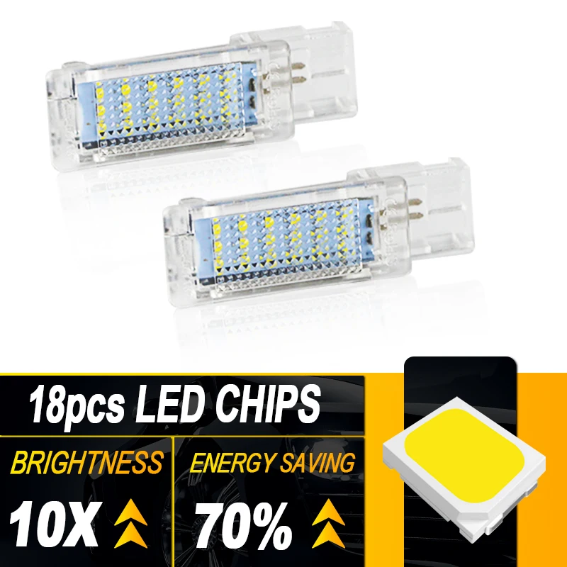 2 шт. CANBUS белый светодиодный светильник для ног под дверью VW Passat/Santana 2006 Passat CC 2009-2012