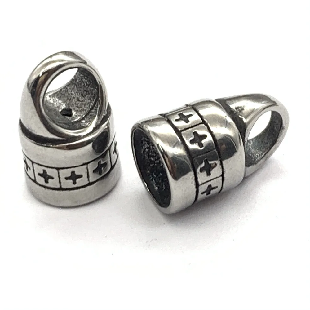 4 шт. бусины из нержавеющей стали для изготовления ювелирных изделий