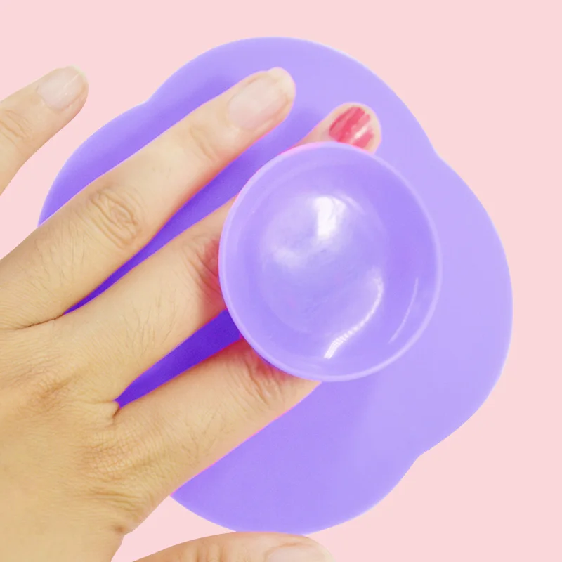 Инструмент для чистки кистей макияжа силиконовая адсорбируемая кисточка кисть