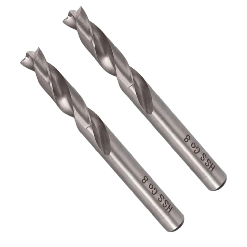 2pcs HSS Co Spot Weld Drill Bit 8mm/0.31inch Drill Bit Welder Remover Cutter Metal Slotting Woodworking Drilling Power Tool