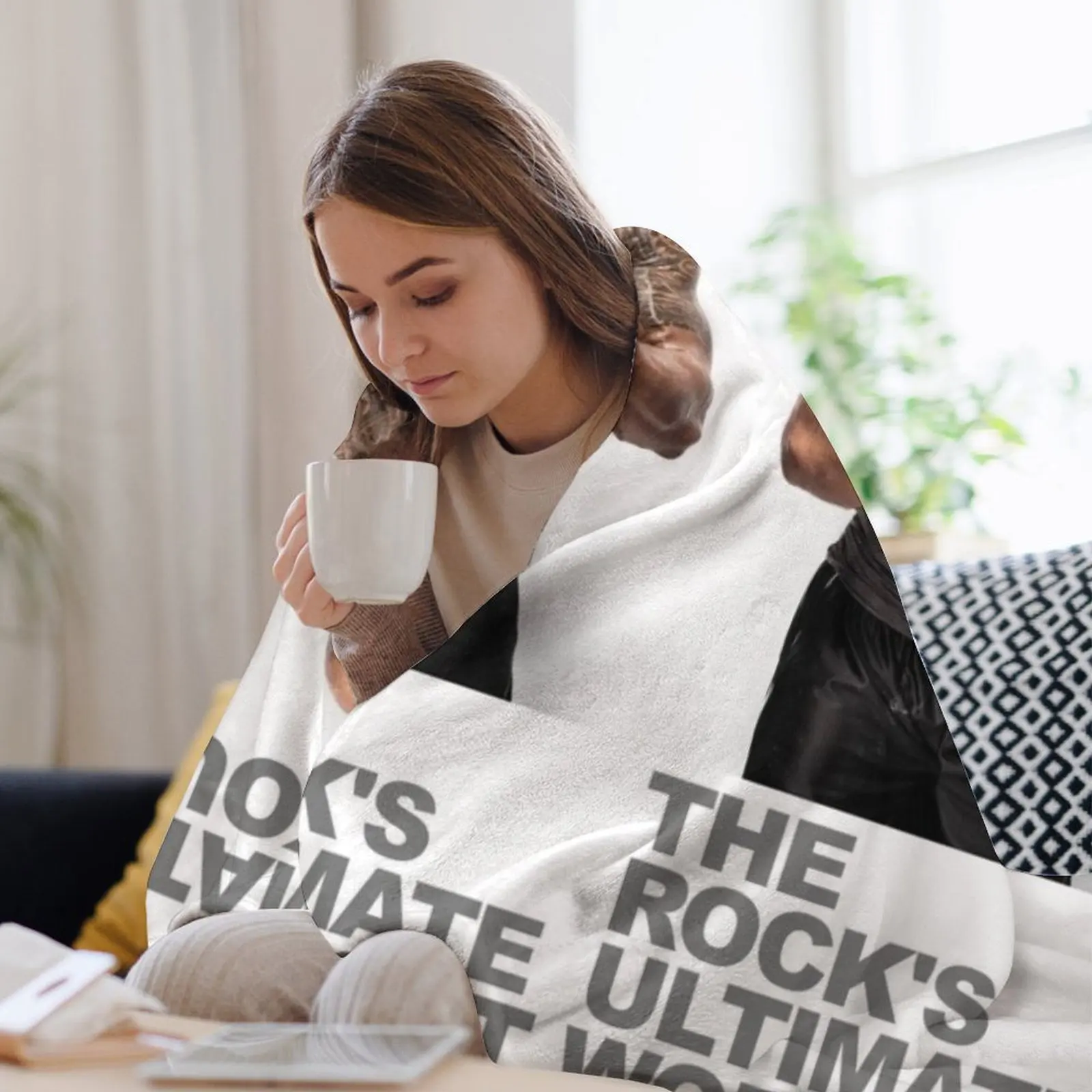 Одеяло в стиле рок для максимальной тренировки винтажные свободные волосатые