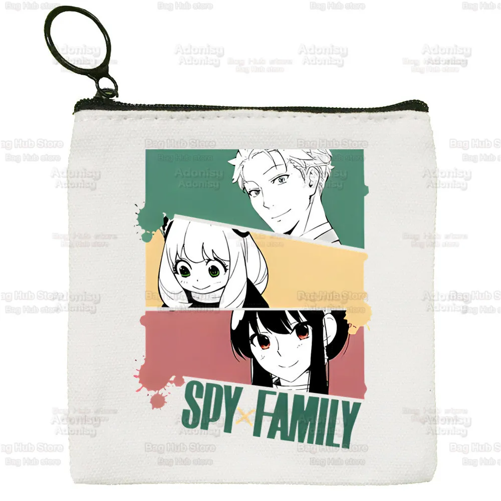 Anya Smug Coin Purse Mini Wallet Change Anime Anya Forger Pouch Keys Card Storage Spy x Family Card Bag Zipper