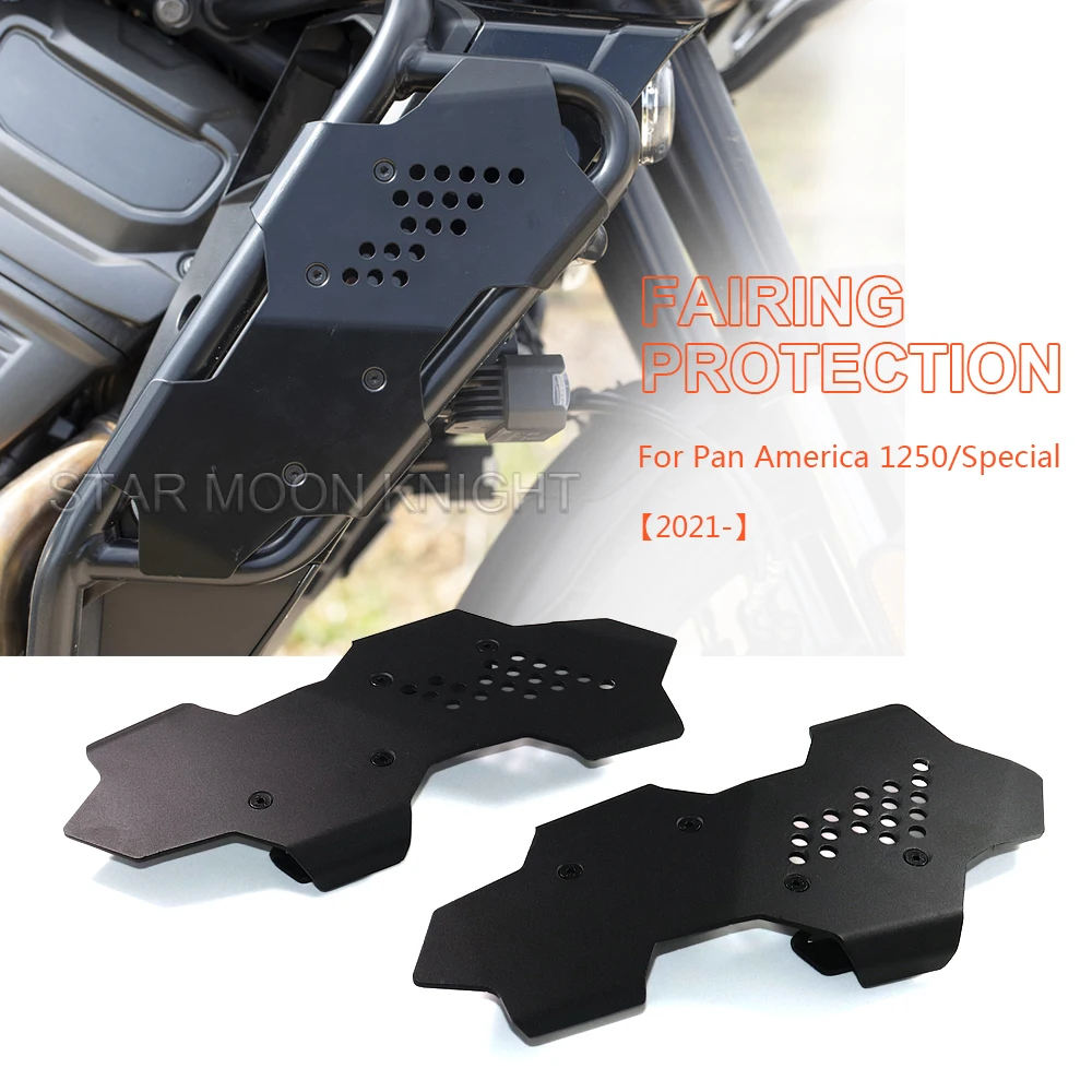 For Pan America 1250 / S 2021 2022- Motorcycle Engine Guards Fairing Protection Cylinder Head Guards Bumper Protector Cover