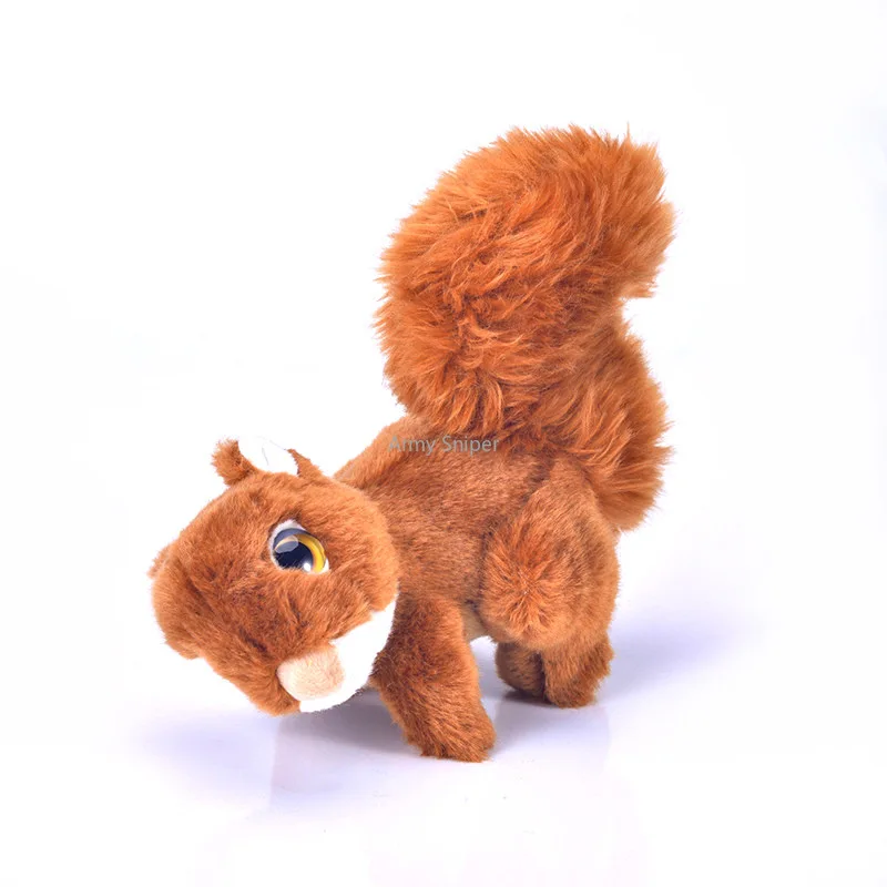 

17cm Cute Squirrel Simulation Animal Short Plush Kindergarten Activity Gift Toy