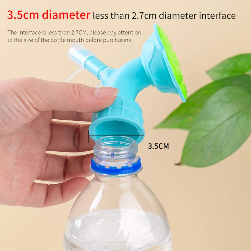 

2 In 1 Watering Sprinkler Nozzle Flower Waterers Bottle Gardening Tools Irrigation Shower Head Watering Cans Sprinkler with Cap