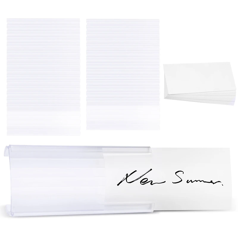 Держатели для этикеток 30 упаковок пластиковые держатели