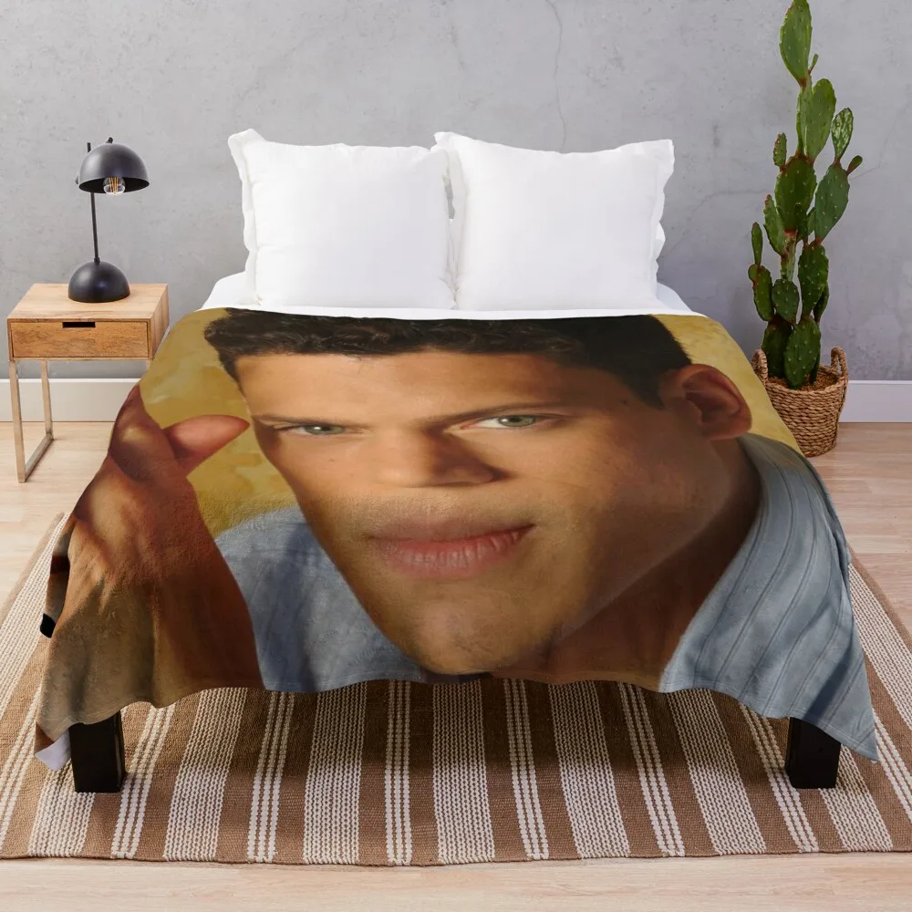 

Wentworth Miller Throw Blanket dorm room essentials travel blanket