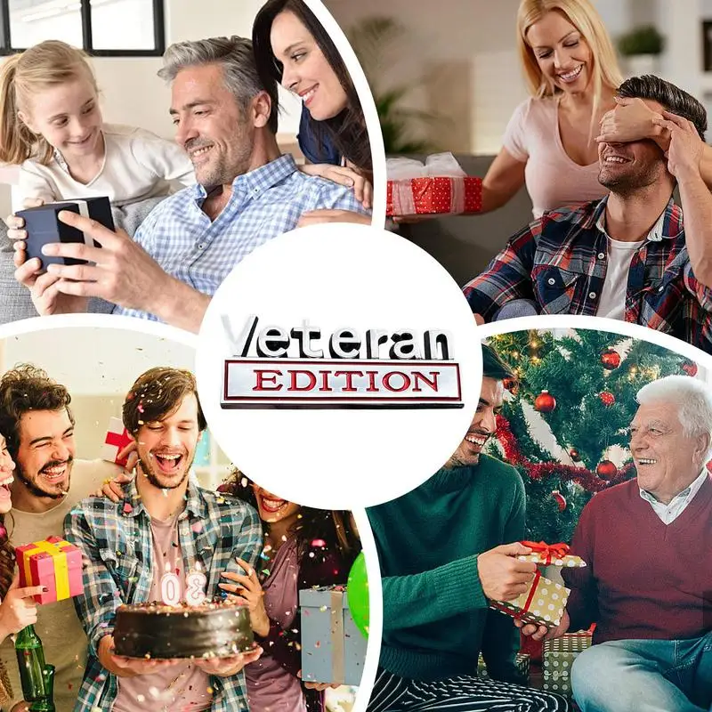 Автомобиль 3D металлический Veteran Edition логотип солдата автомобиль задний багажник