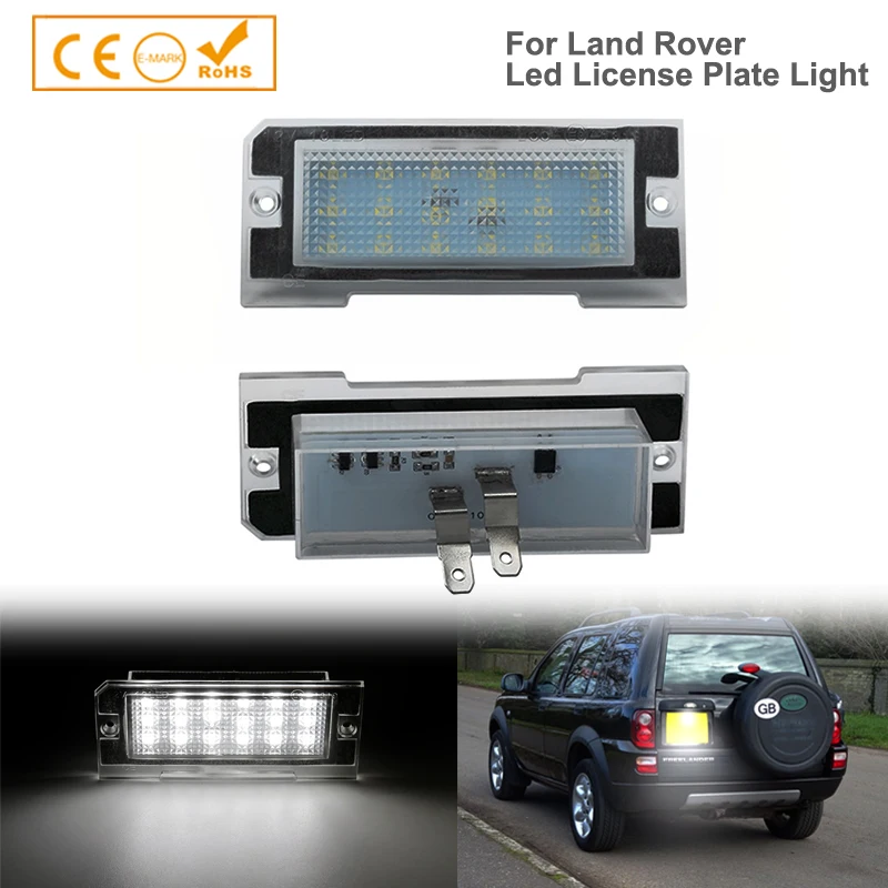 

1x Canbus No Error LED License Number Plate Light For Land Rover Freelander 1 1997 1998 1999 2000 2001 2002 2003 2004 2005 2006