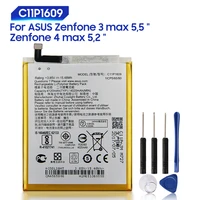 original replacement phone battery for zenfone 4 max 5 2 zc520kl asus zenfone 3 max 5 5 zc553kl x00dda c11p1609 4120mah