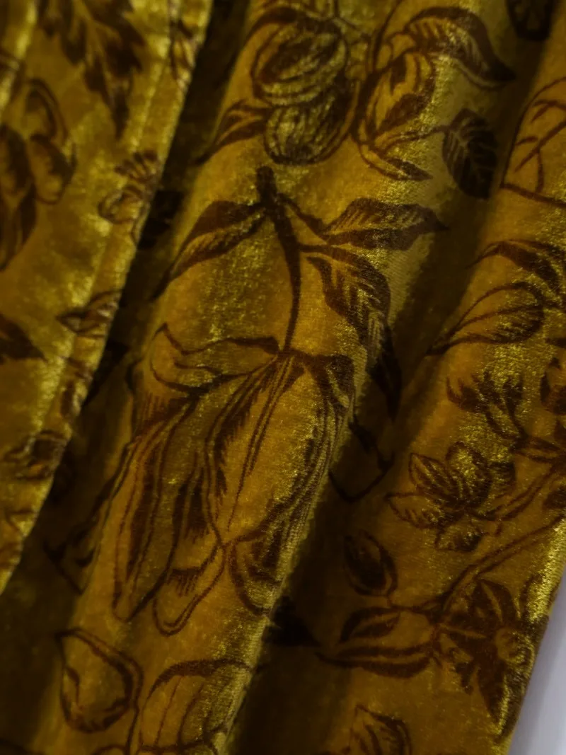 Ранняя осень новинка 30% натурального шелкового бархата с растительным цветочным