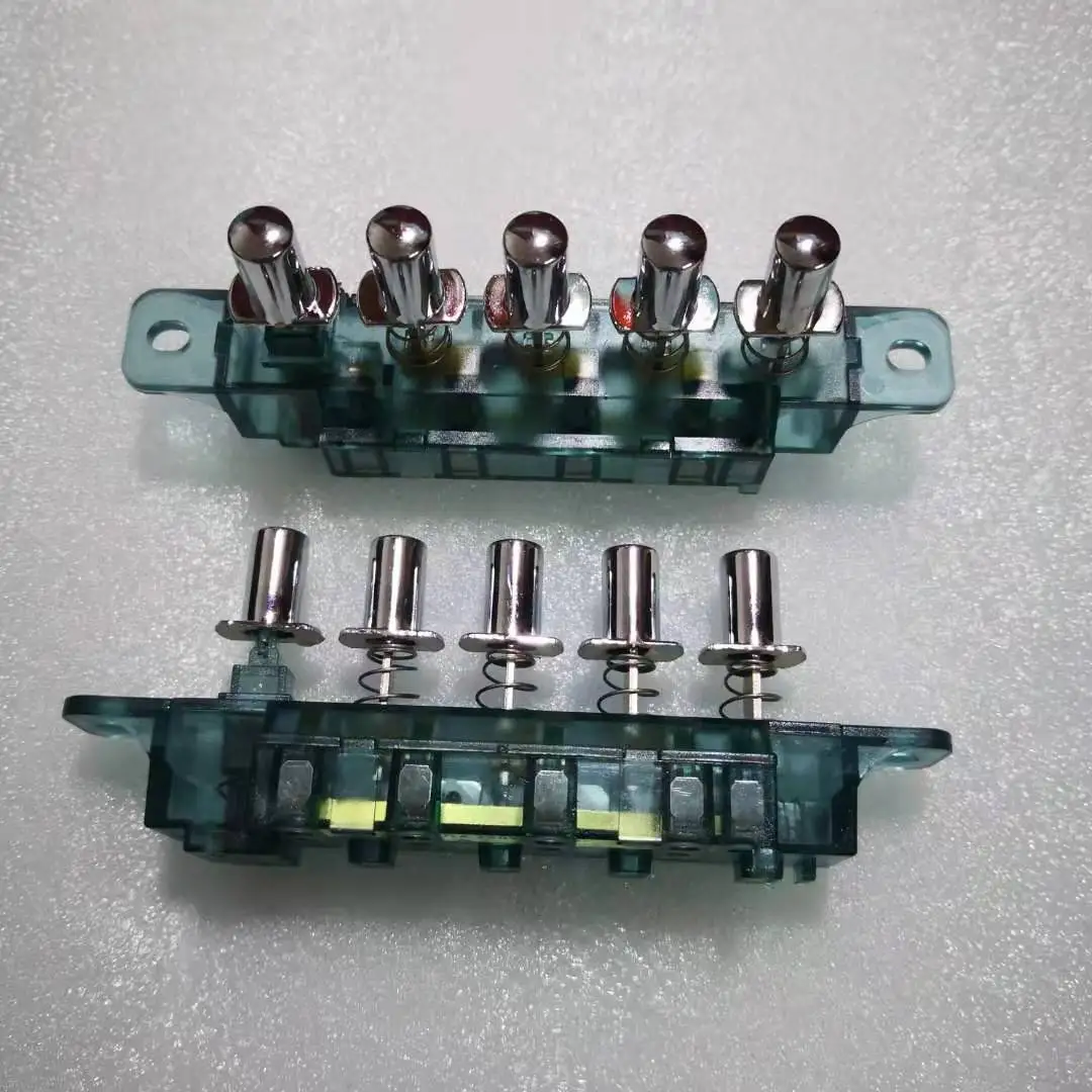 10 шт./лот MQ165 3-блокировка 1 сброс фиксация 5 клавиш переключатель 250 В переменного
