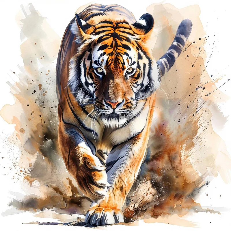 

Majestic Tiger Многоразовая наклейка для стены