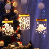 christmas home wall window light pendant navidad garland 2022 natal xmas gift noel christmas tree ornament new year 2023 decor