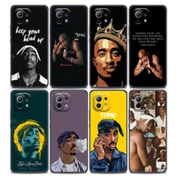 yinuoda rapper 2pac tupac phone case for xiaomi mi 11i 11 11x 11t poco x3 nfc m3 pro f3 gt m4 soft silicone