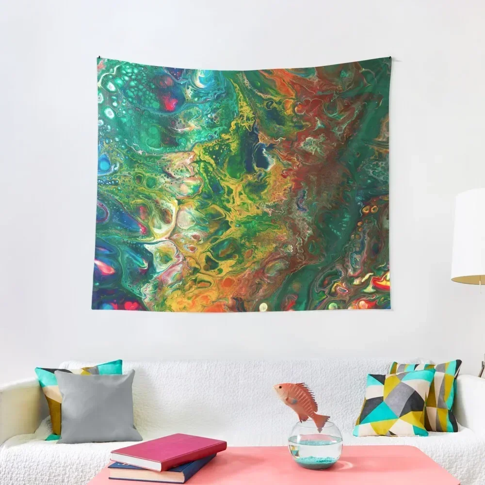 Гобелен с изображением русалки и морской собаки товары для дома эстетический