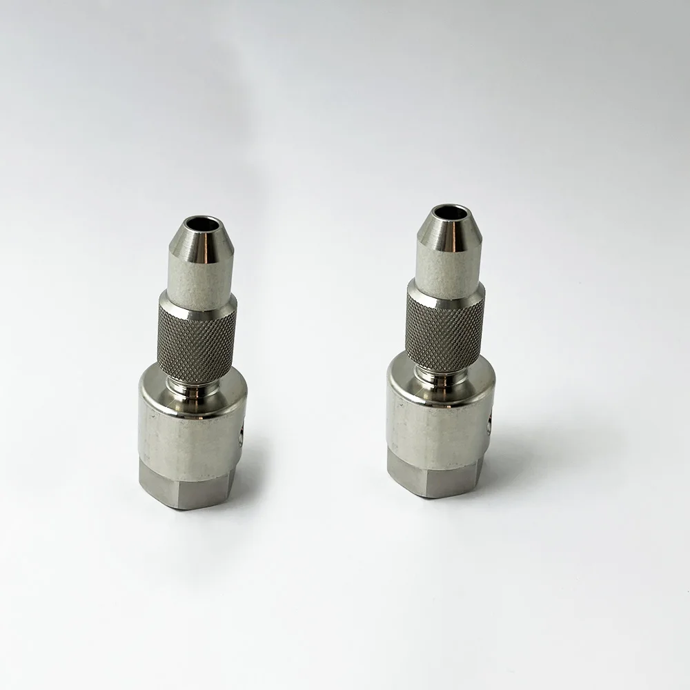 Фото 2pc SM2 For SAME Water Jet Cutting Head Abrasive Intet Body Waterjet Cutter Mixing Heads On/Off Valve Mixing Chamber Nozzle Body №1