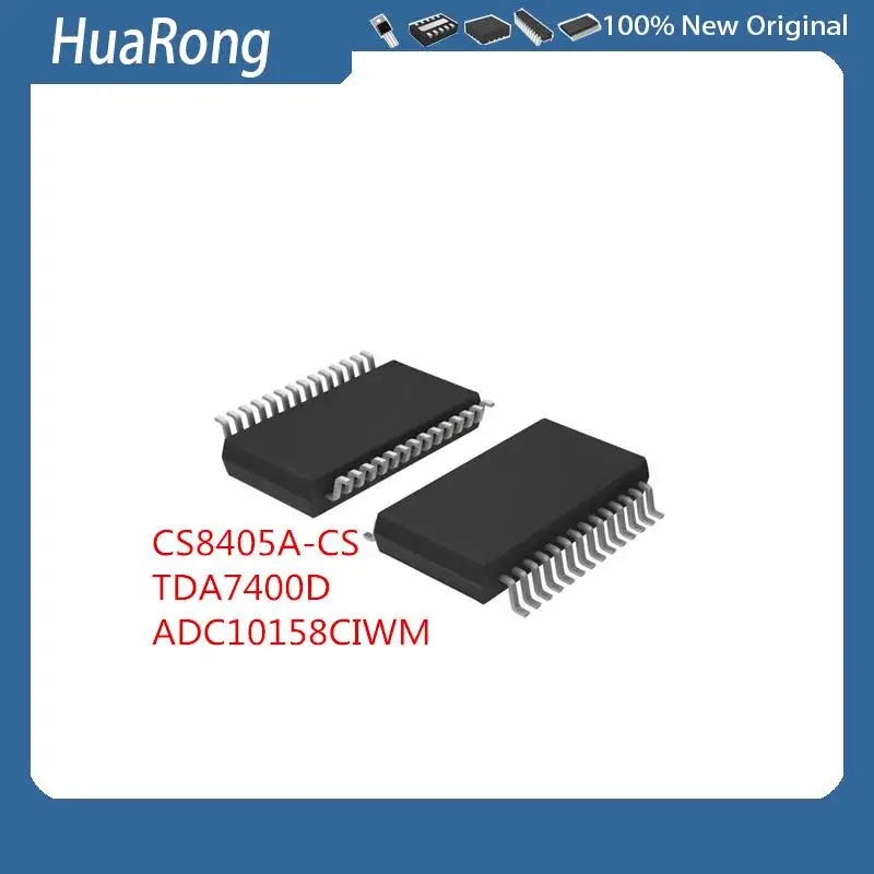 5 шт./партия CS8405A-CS TDA7400D ADC10158CIWM SOP28
