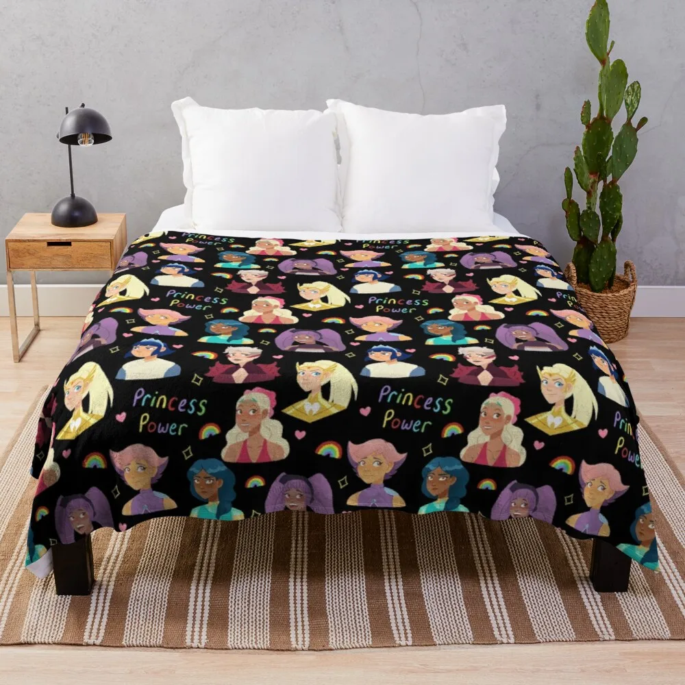 

Одеяло She-Ra Princess Power (черное), мягкое одеяло, пушистое, пушистое, теплое, модное, роскошное, плотное одеяло