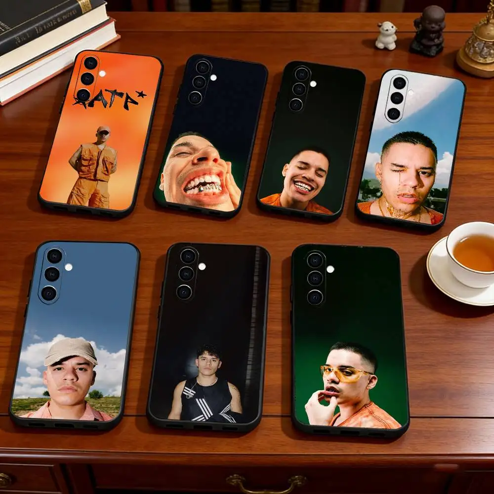 Фото Чехол для телефона Rapper Nsqk для Samsung Galaxy A73, A72, A71, A70, A53, A52, A51, другие модели, мягкий черный чехол №1
