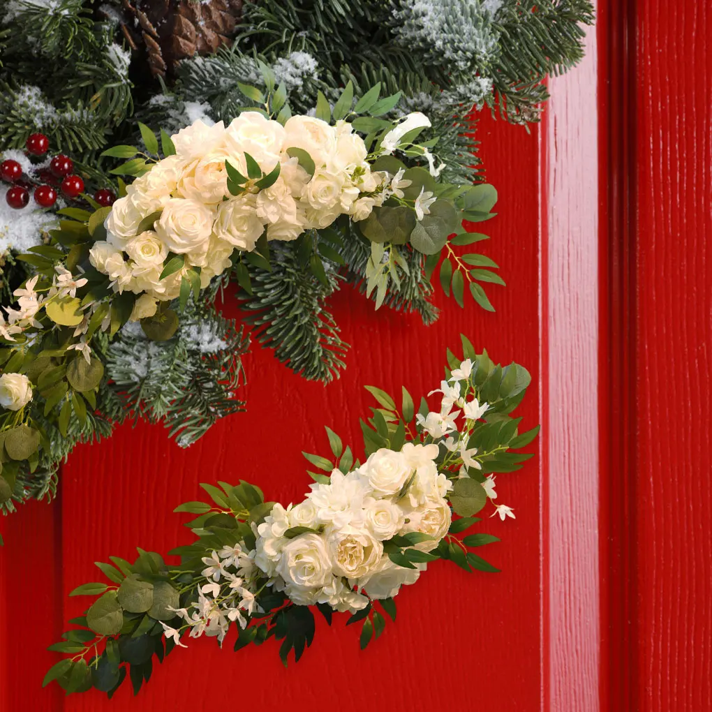 

2pcs Artificial Flowers Realistic Appearance And Long-lasting Durability Elegant Decoration Wedding Wide Low Maintenance