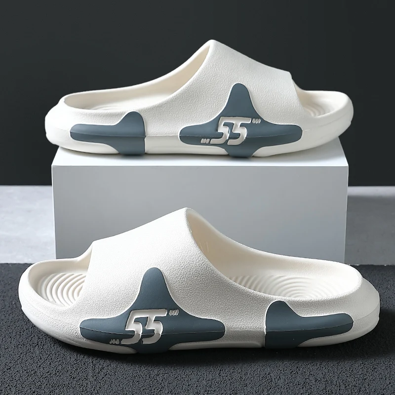 

2021 Summer New Men's Slippers Indoor Home Beach Ourdoor Slides Ladies Solid Slipers Platform Mules Shoes Woman Flats Zapatos