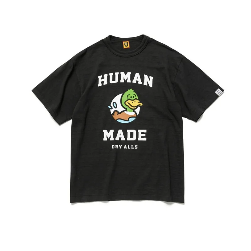 HUMAN MADE Short Sleeve Print Swim Duck Men Women 1:1 Oversized Casual Human Made T-shirt