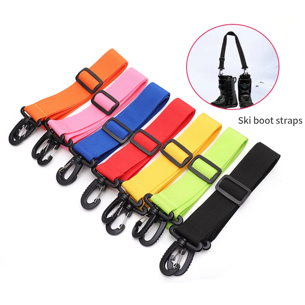 Ремешок для сноуборда и лыж регулируемый ремень переноски лыжных ботинок