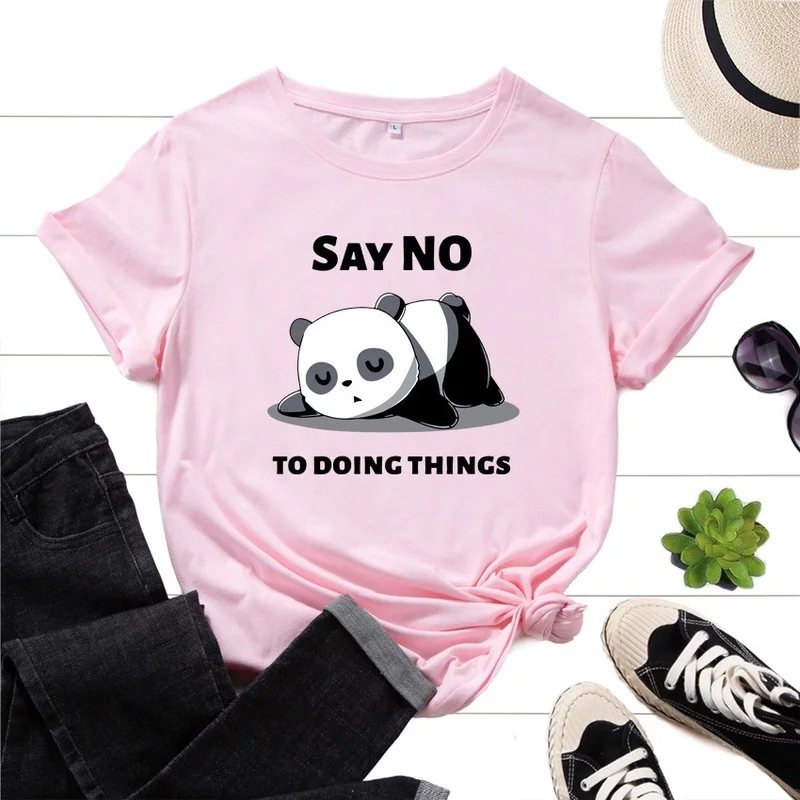 Женская летняя повседневная футболка с коротким рукавом и графическим принтом