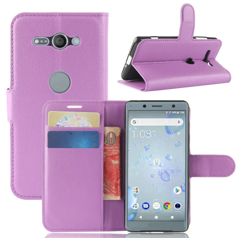 2022 для Sony Xperia XZ2 Compact 5 Чехол-бумажник, чехол для телефона Sony Xperia XZ2 5,7, кожаный чехол-книжка, чехол Etui, Funda (art.: 3920bdcbd7ef3) - 3920bdcbd7ef3
