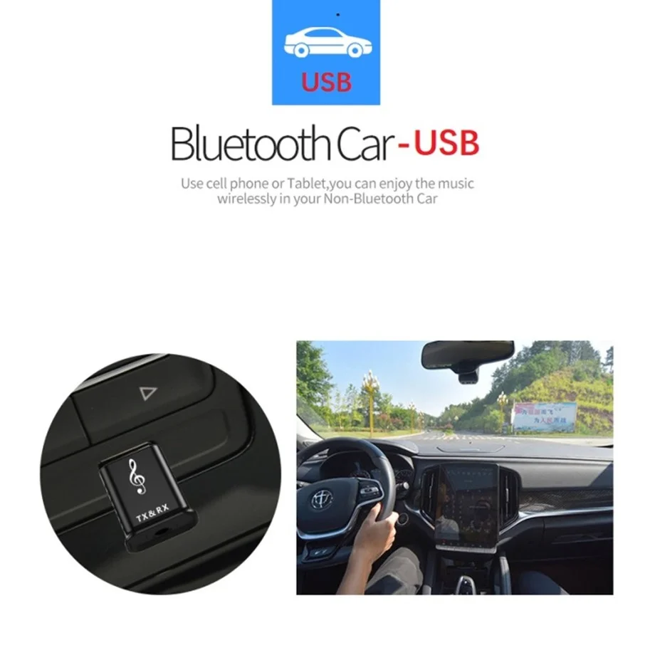 PzzPss 2 в 1 Bluetooth 5 0 передатчик приемник Мини 3 мм AUX стерео беспроводной адаптер для