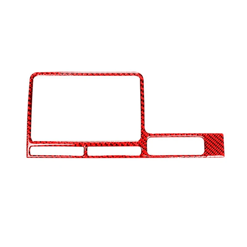 

For Nissan GTR R35 2009-2015 Carbon Fiber Navigation Display Surround Sticker Control System Panel Frame Trim
