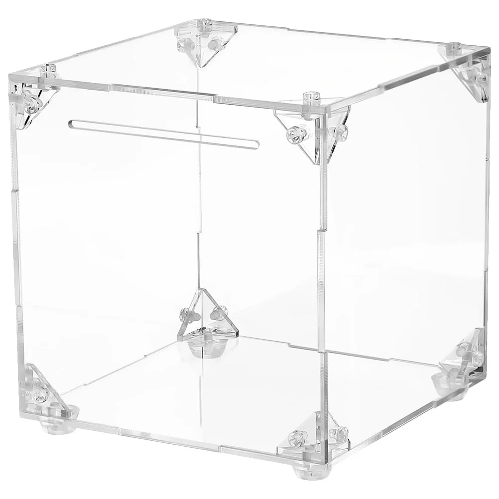 

Acrylic Piggy Bank Daily Use Saving Clear Savings Jar Desktop Home Supplies Adults Coin Container Transparent